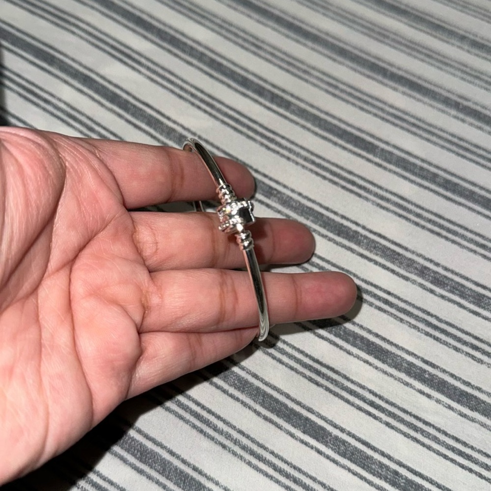 Silver Pandora bangle